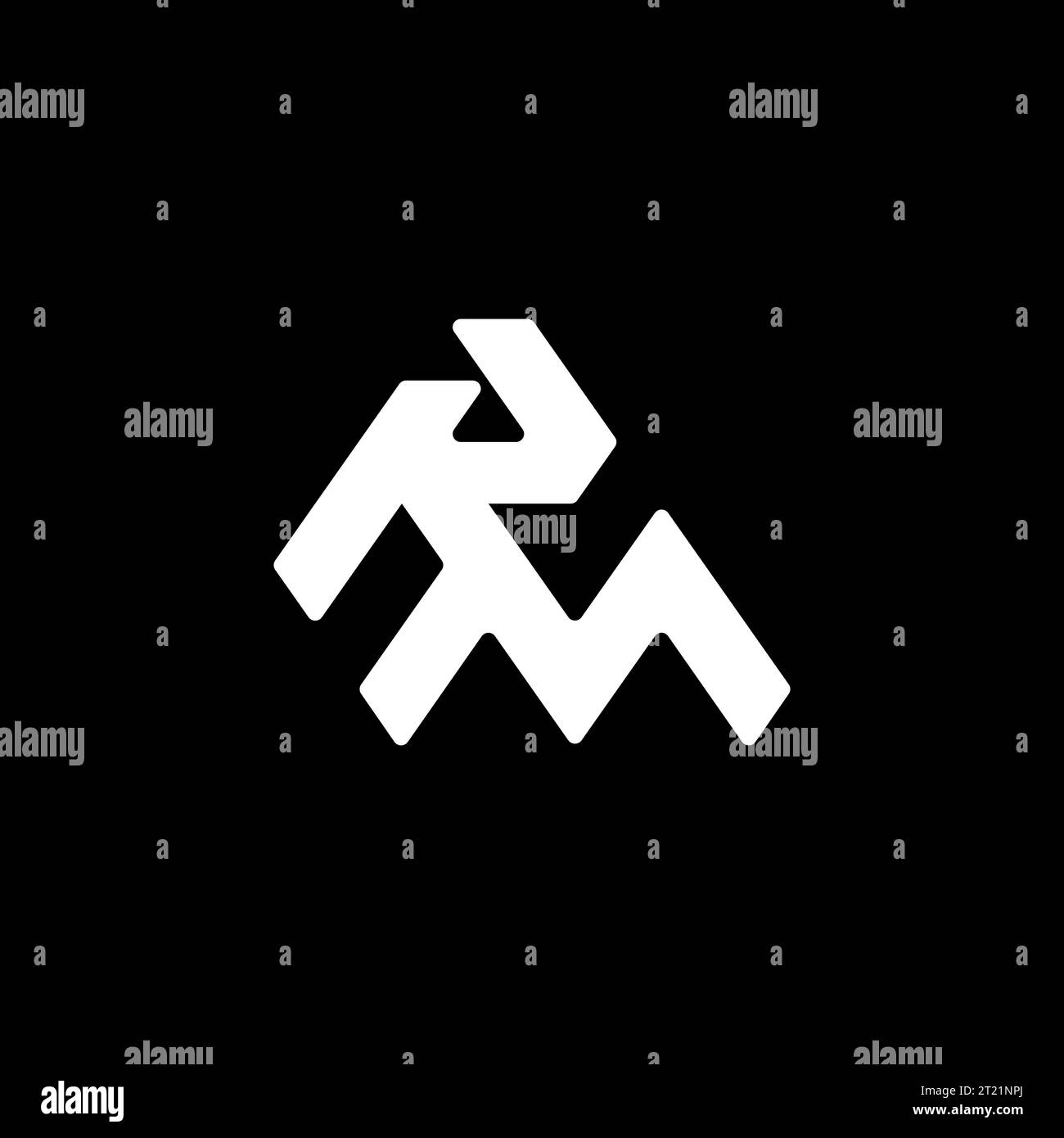 RM logo, RM Monogram, Initial RM Logo, Letter RM logo, Icon, Vector Stock Vector