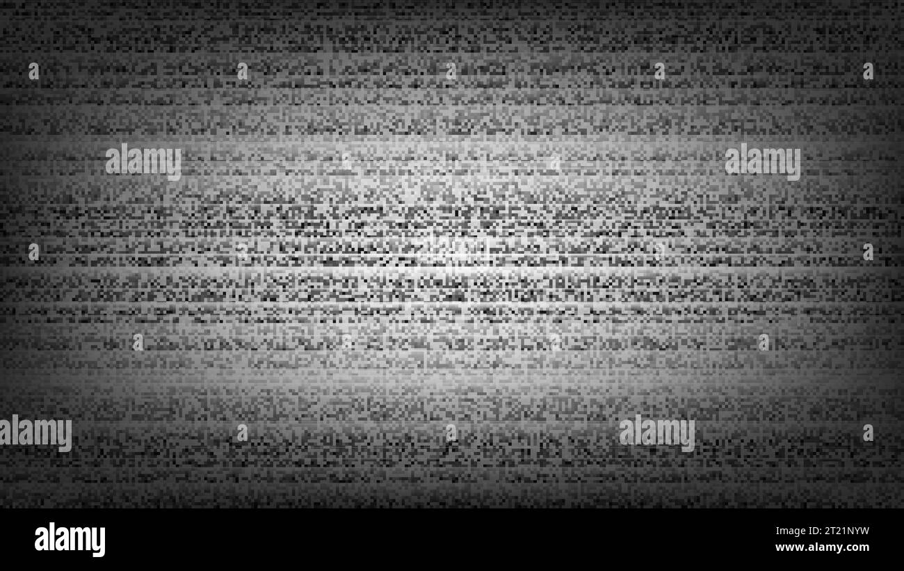 Screen Dithering Old tv 90s Black and White Stock Photos & Images - Alamy