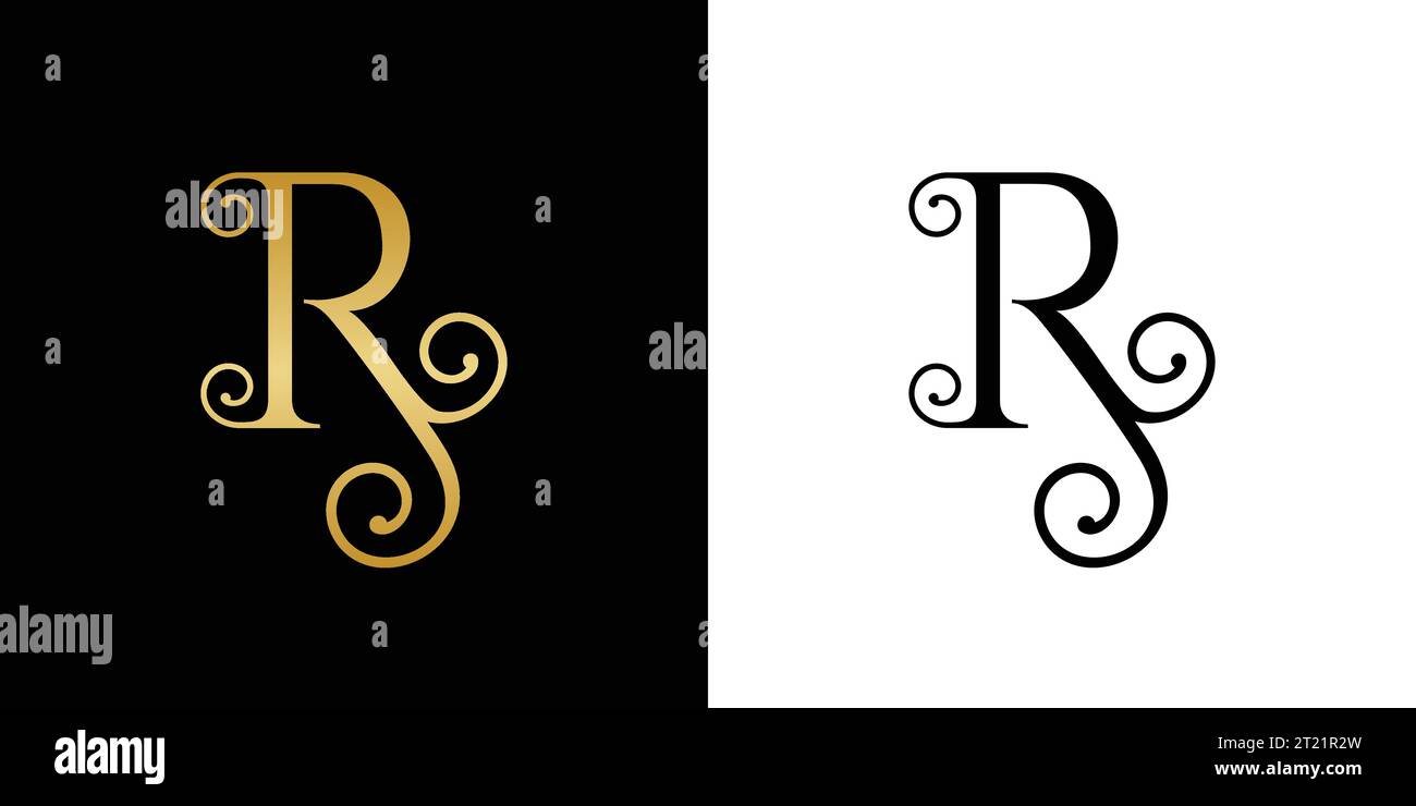 Floral letter r hi-res stock photography and images - Alamy