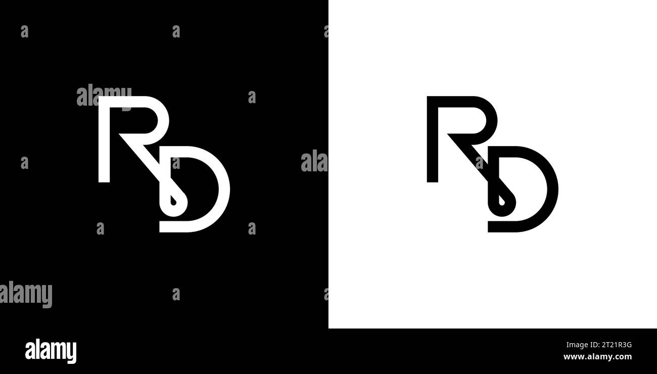 RD logo, RD Monogram, Initial RD Logo, Letter RD logo, Icon, Vector Stock Vector
