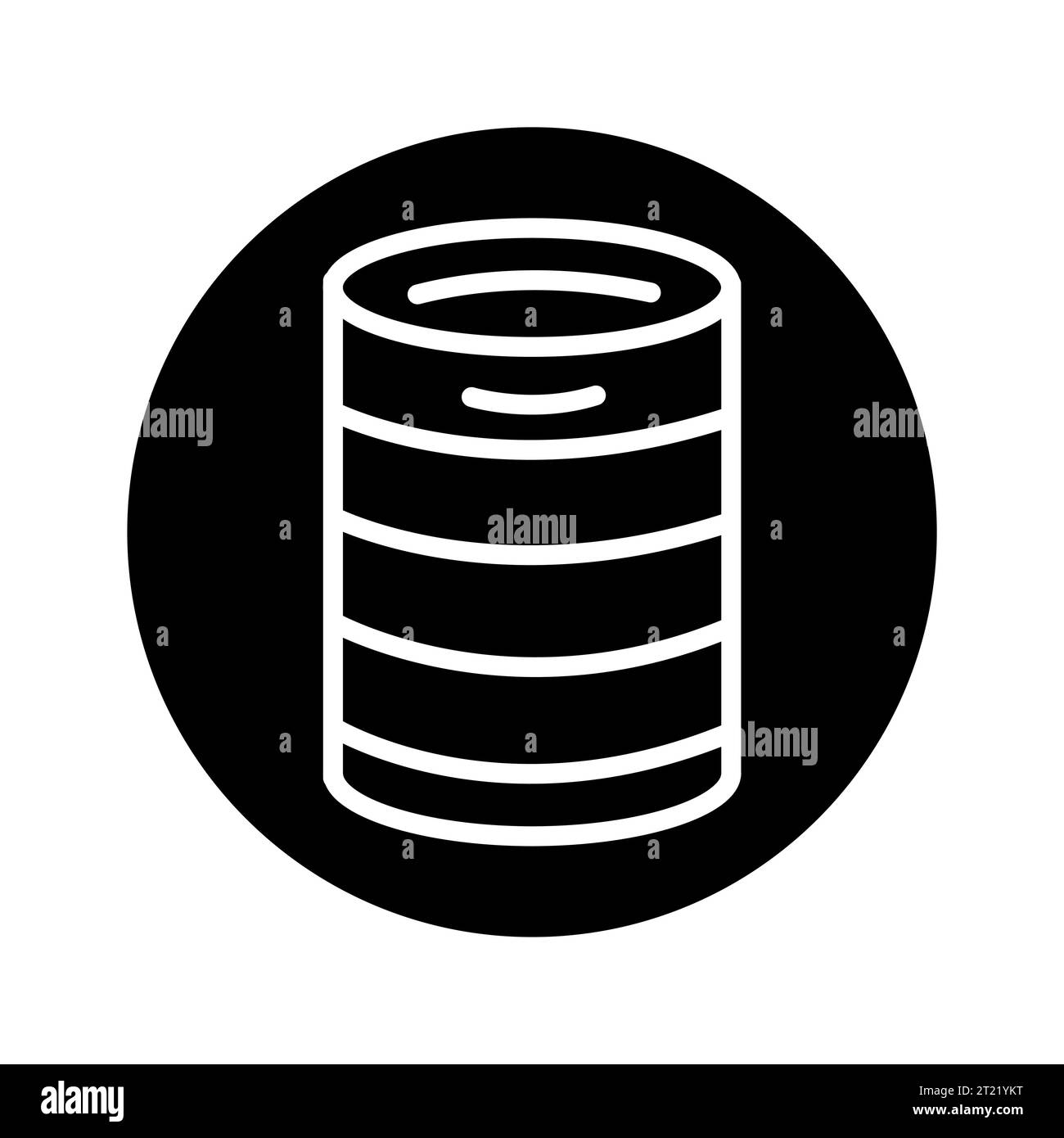 Barrel with beer black line icon. Pictogram for web page, mobile app
