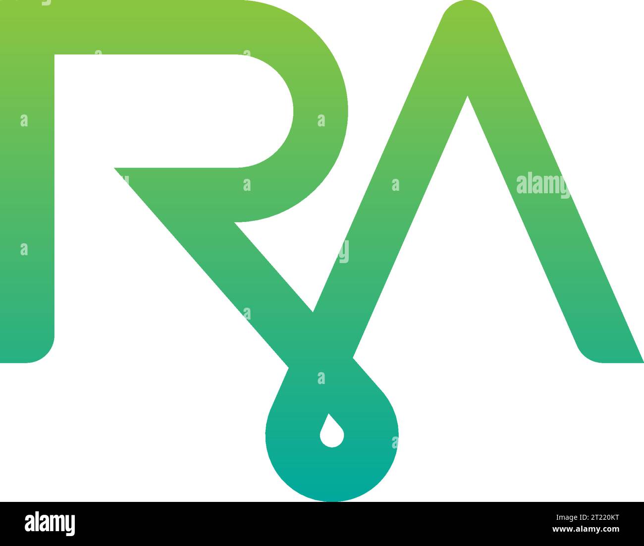 RA logo, RA Monogram, Initial RA Logo, Letter RA logo, Icon, Vector Stock Vector