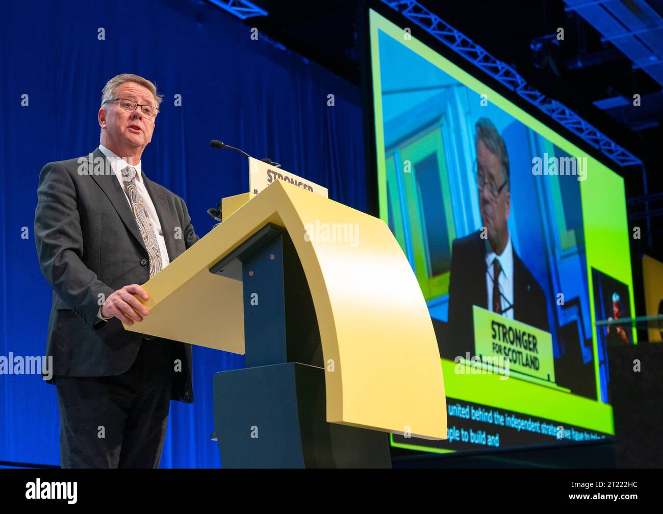 Aberdeen, Scotland, UK. 16th October 2023. Day two at the SNP annual ...
