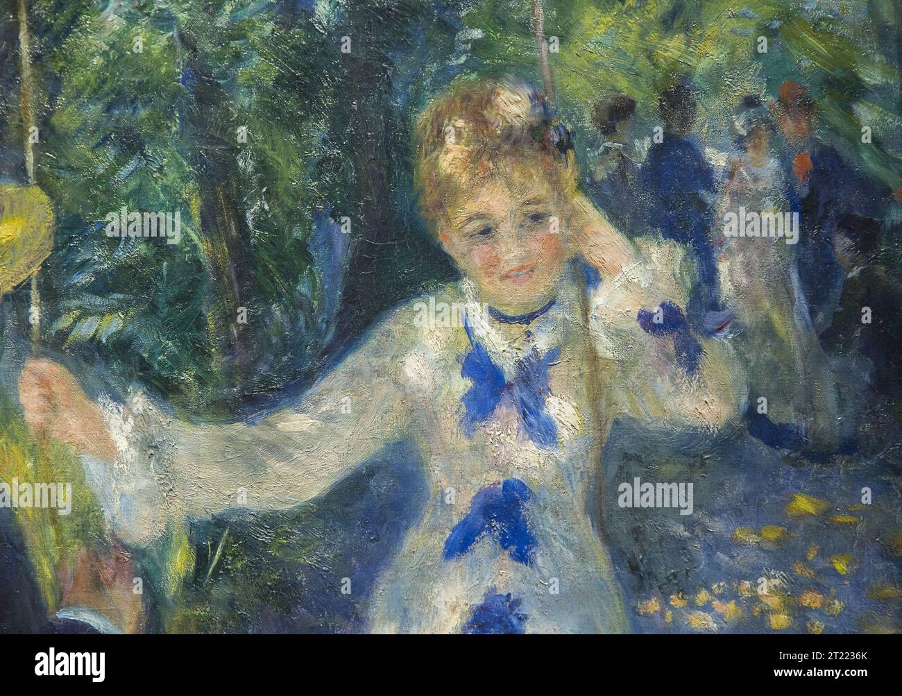Detail of the painting by french artist Renoir Stock Photo