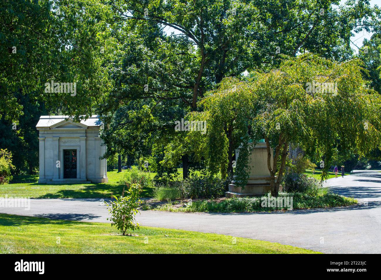 Spring Grove Cemetery and Arboretum, Cincinnati, Ohio Stock Photo