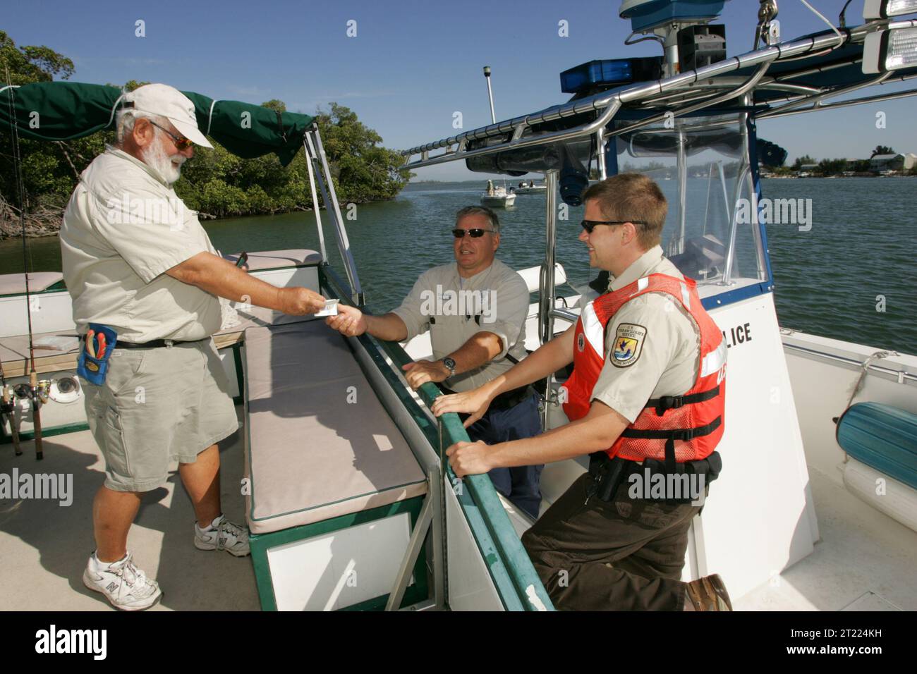 U.S. Fish and Wildlife Service and local police working together