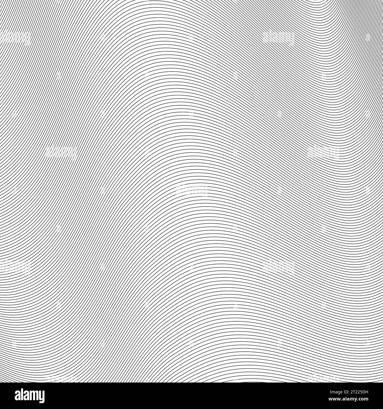 abstract black and white vector wave background Stock Vector Image ...