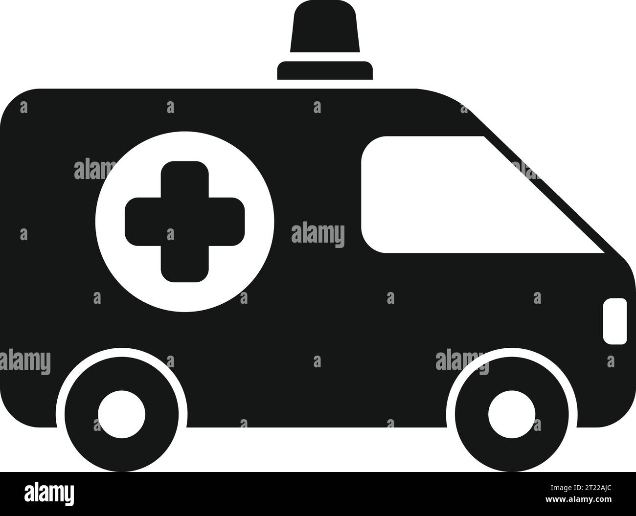 Ambulance car icon simple vector. Help people. Exit gate Stock Vector ...