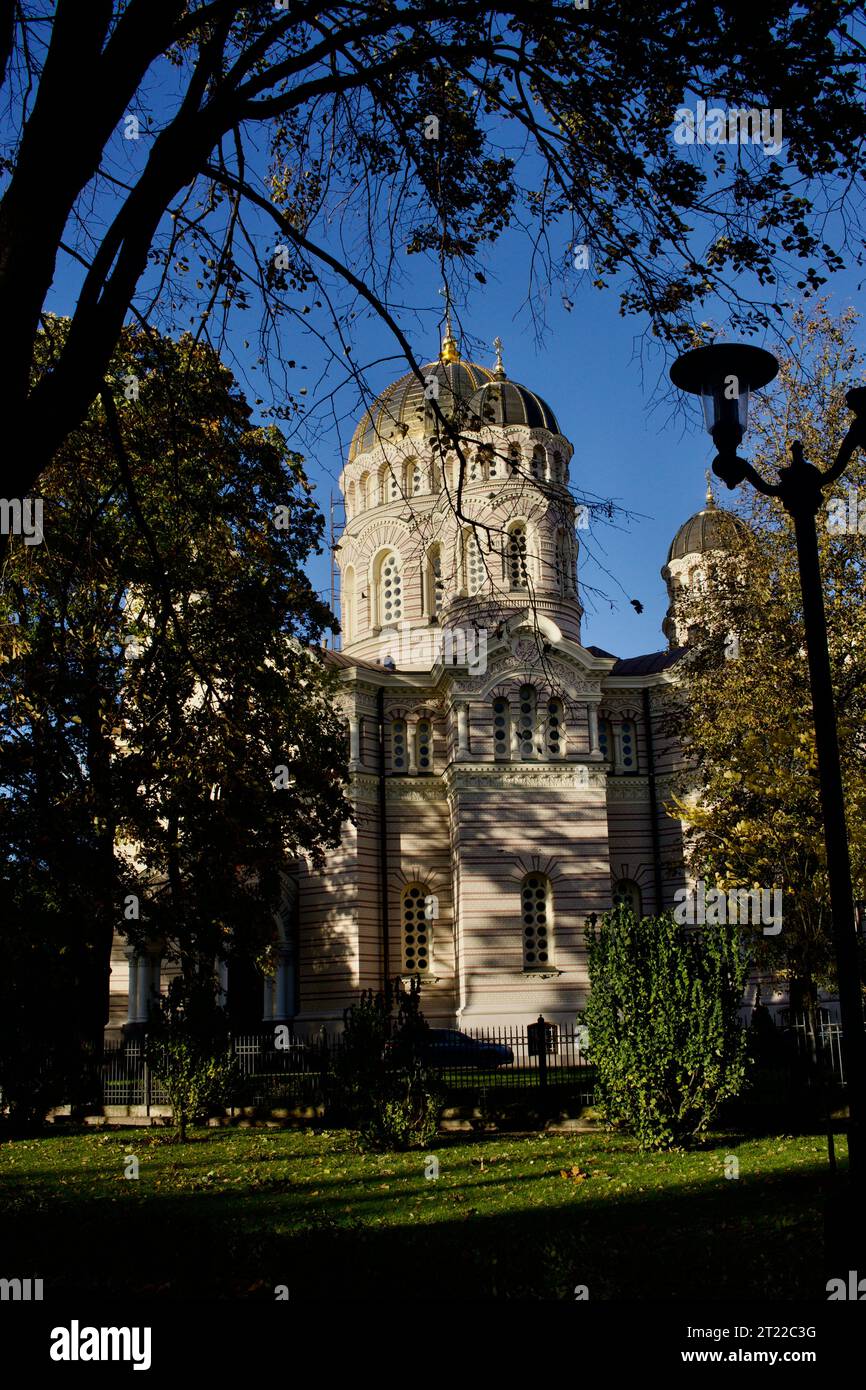 Cathedral of the Nativity of Christ, Riga, Latvia Stock Photo