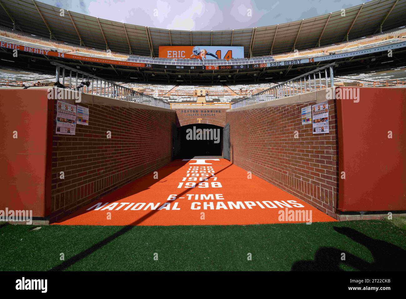 October 14, 2023: Neyland Stadium before the NCAA football game between the University of Tennessee Volunteers and the Texas A&M University Aggies at Neyland Stadium in Knoxville TN Tim Gangloff/CSM Stock Photo