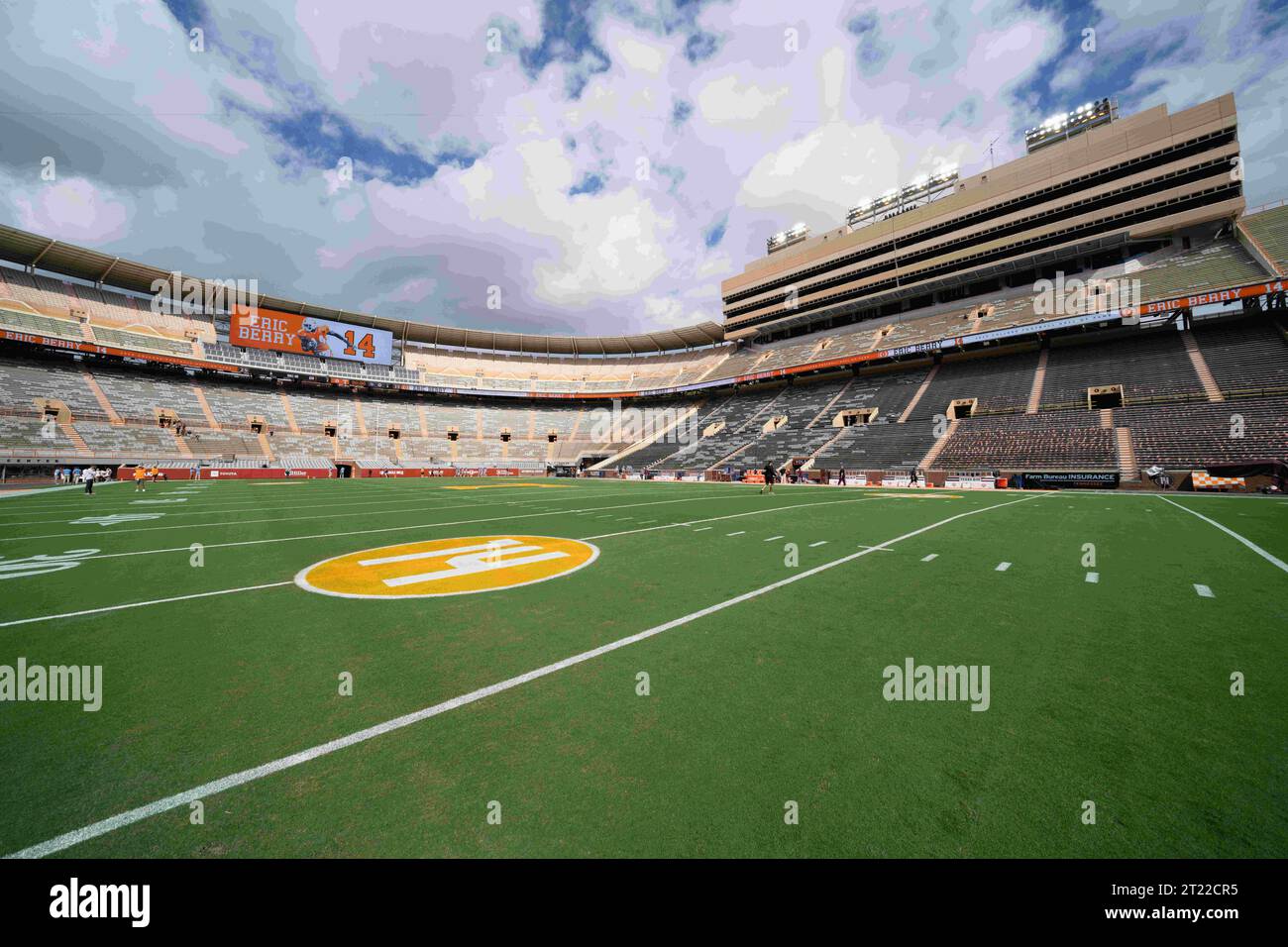 October 14, 2023: Neyland Stadium before the NCAA football game between the University of Tennessee Volunteers and the Texas A&M University Aggies at Neyland Stadium in Knoxville TN Tim Gangloff/CSM Stock Photo
