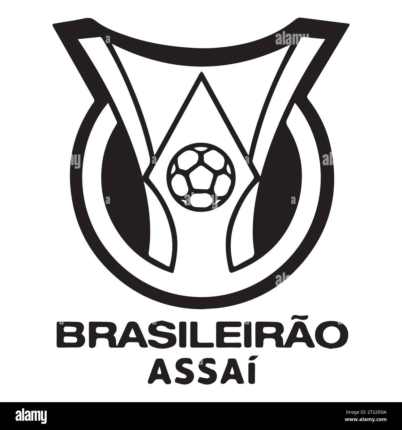 Brazil football team logo Royalty Free Vector Image