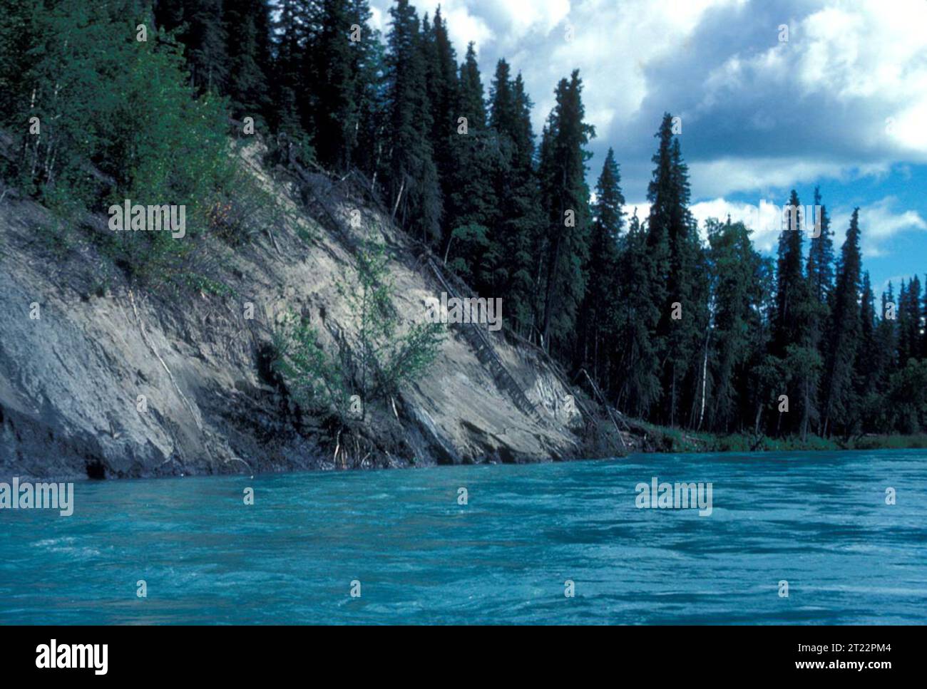 The Kenai River flows through the Kenai Keys Subdivision area, within ...