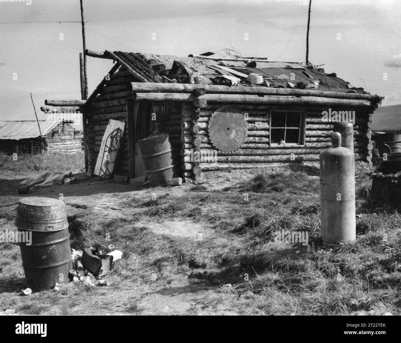 Arctic village in alaska Black and White Stock Photos & Images - Alamy