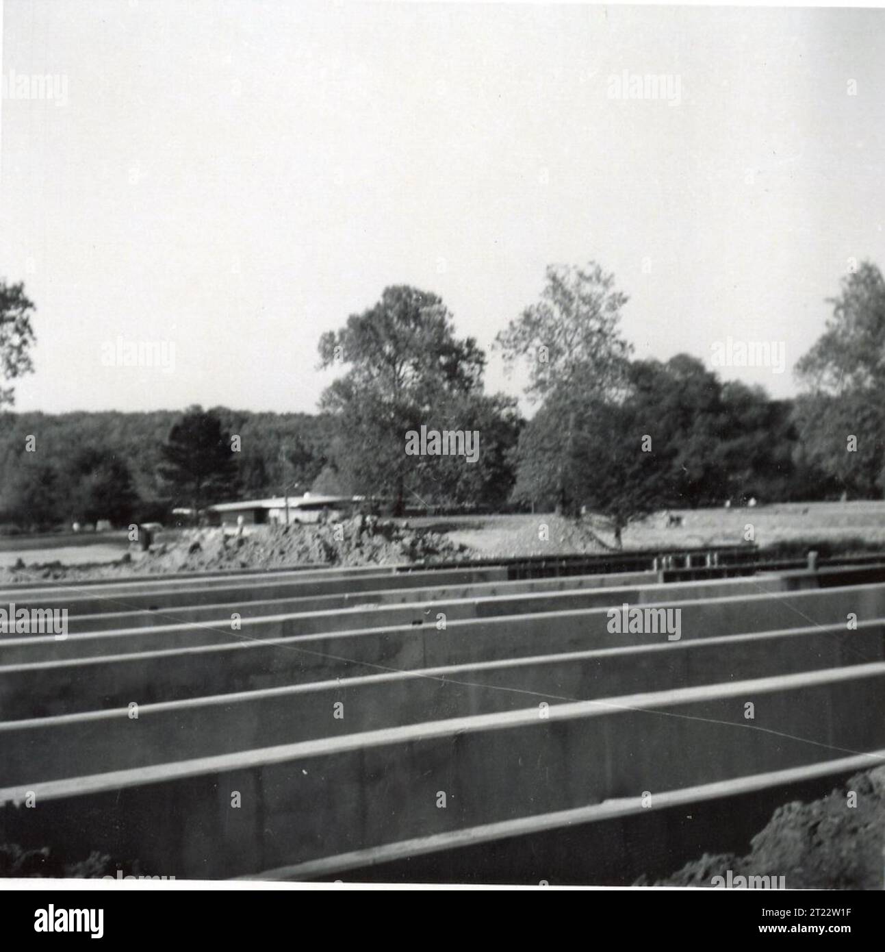Fish Raceway Nrcs Historic image of a Fish and Wildlife Service raceway construction site ...