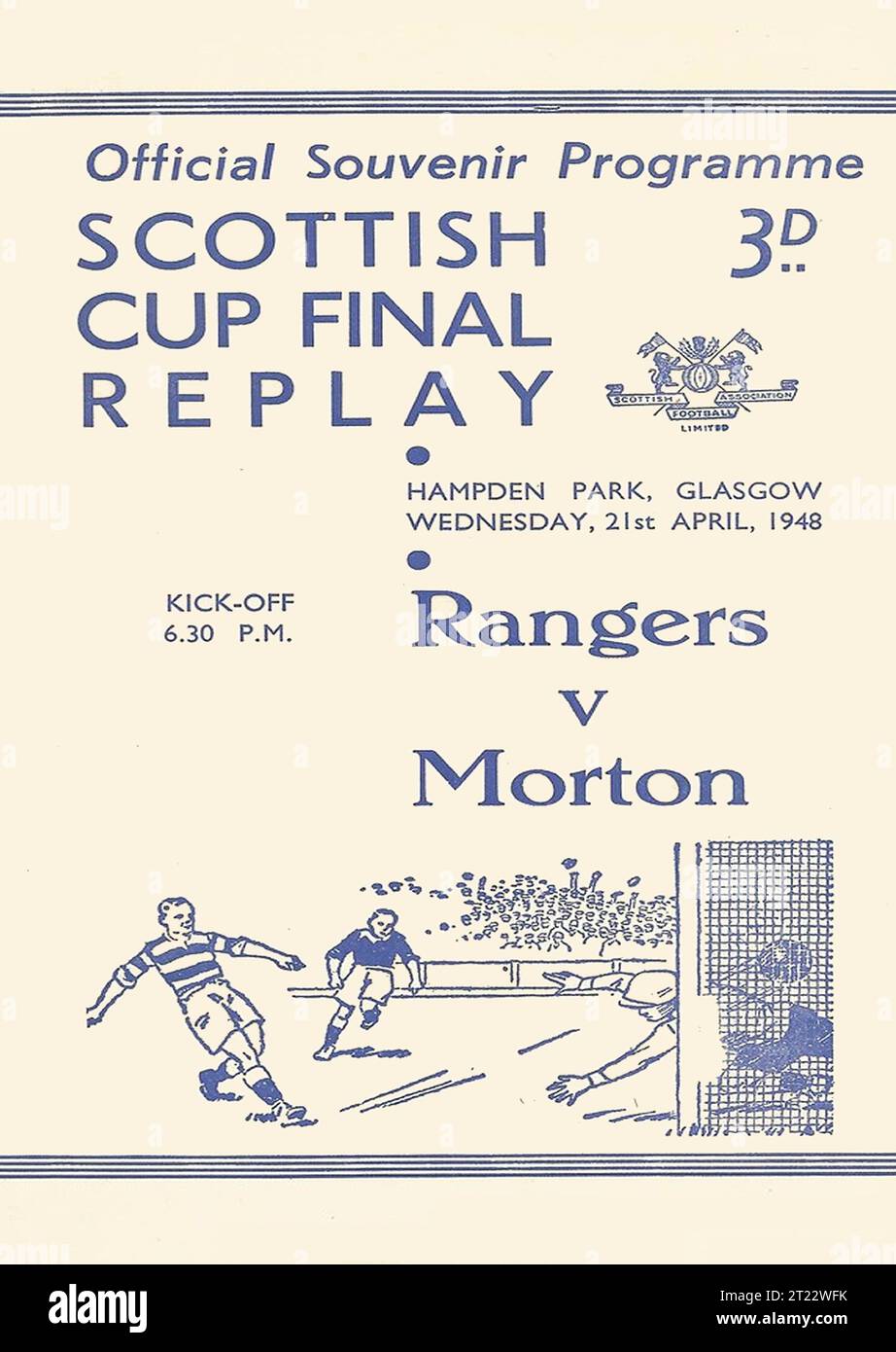 Historic scottish cup final programme hires stock photography and images Alamy