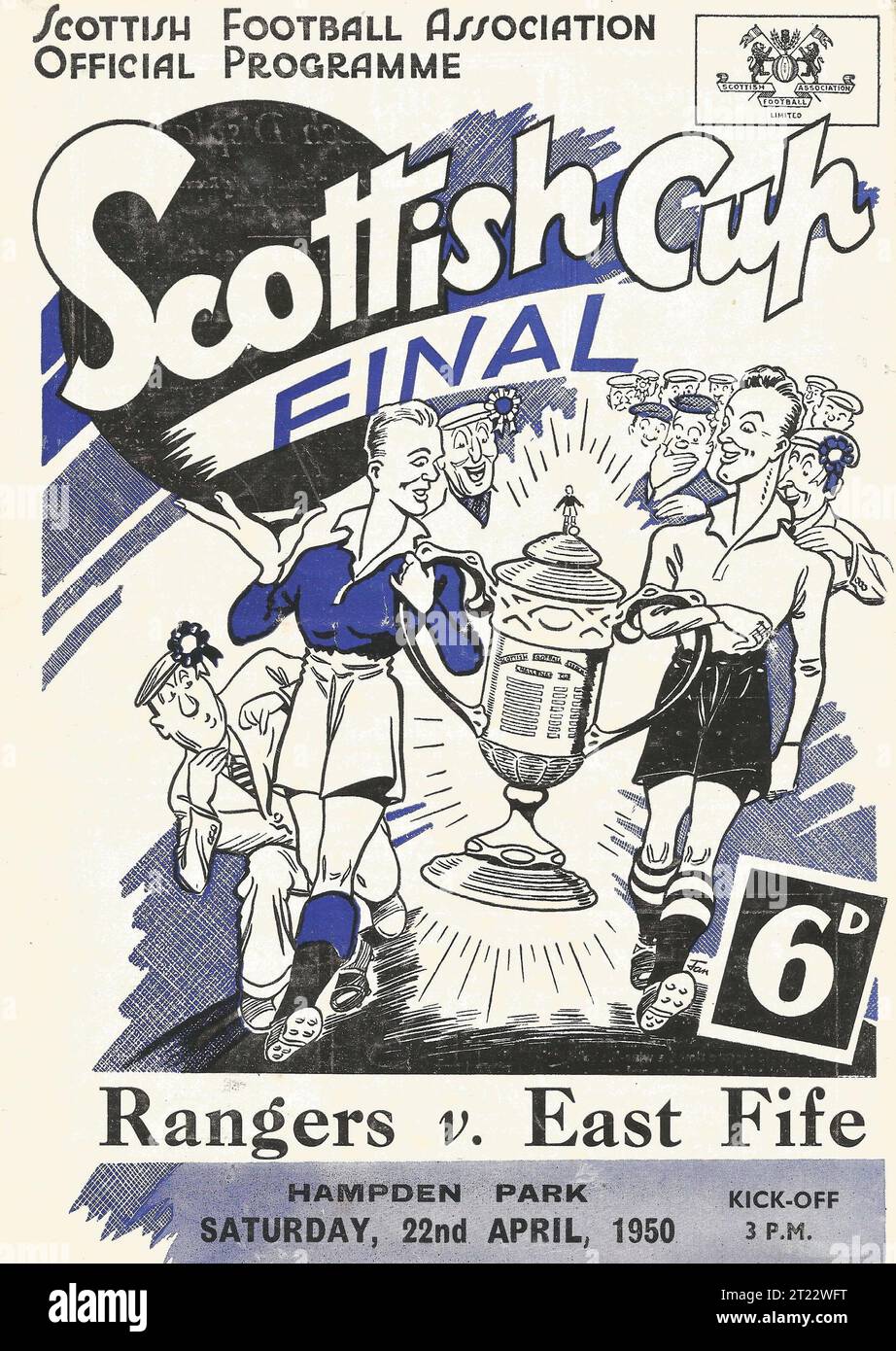 1950s cup final programme hires stock photography and images Alamy