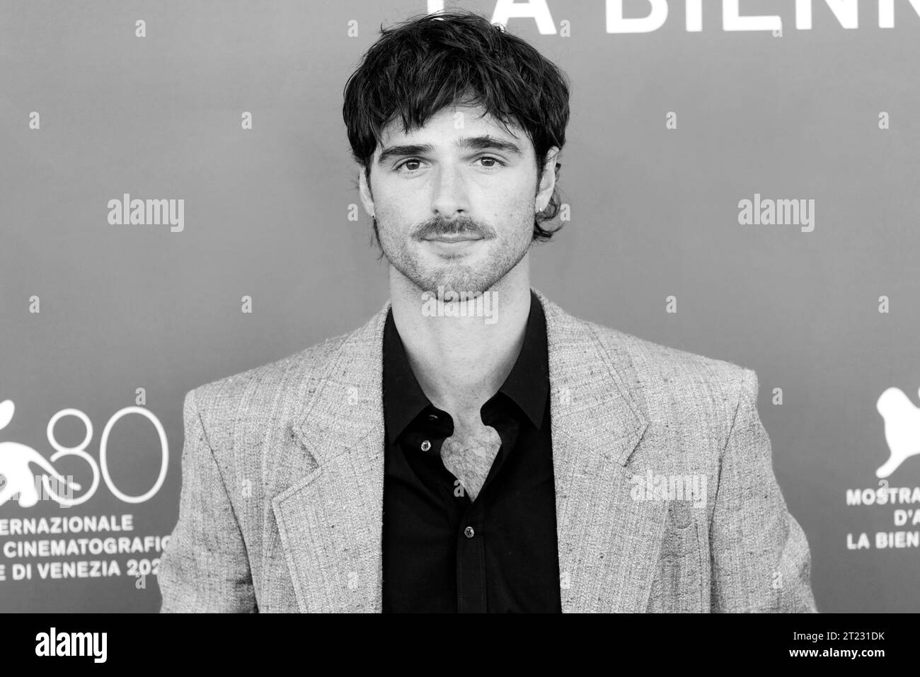 VENICE, ITALY - SEPTEMBER 04: Jacob Elordi attends the photo-call for the movie 'Priscilla' at the 80th Venice International Film Festival on Septembe Stock Photo