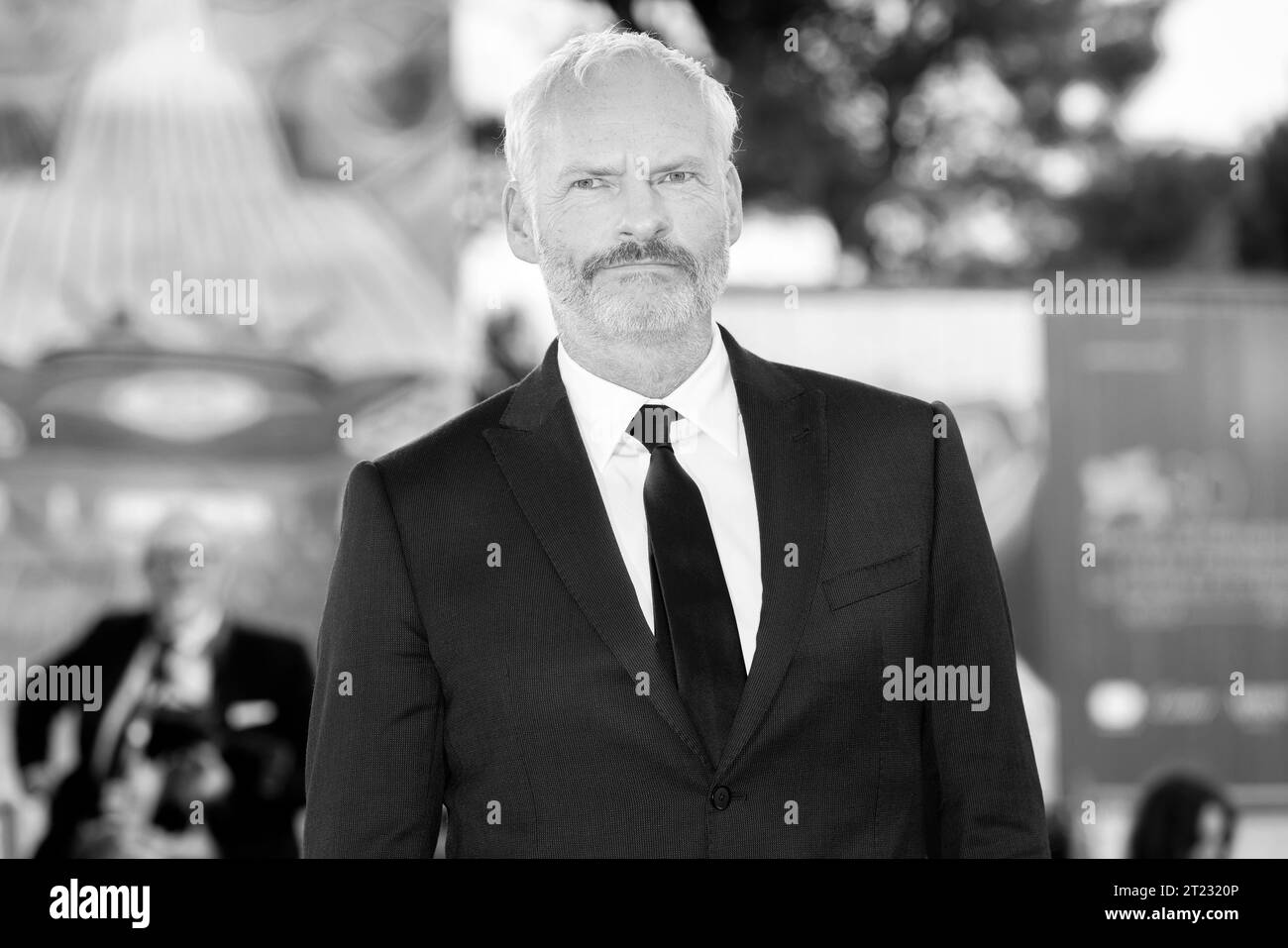 VENICE, ITALY - AUGUST 30: Martin McDonagh attends the opening red carpet at the 80th Venice International Film Festival on August 30, 2023 in Venice, Stock Photo