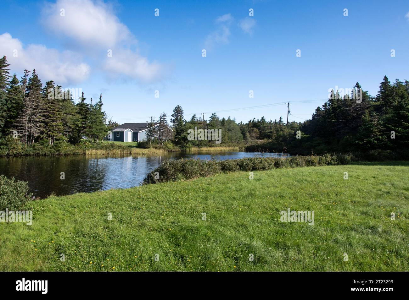 Waterman's Pond Park in Flat Rock, Newfoundland & Labrador, Canada Stock Photo Alamy