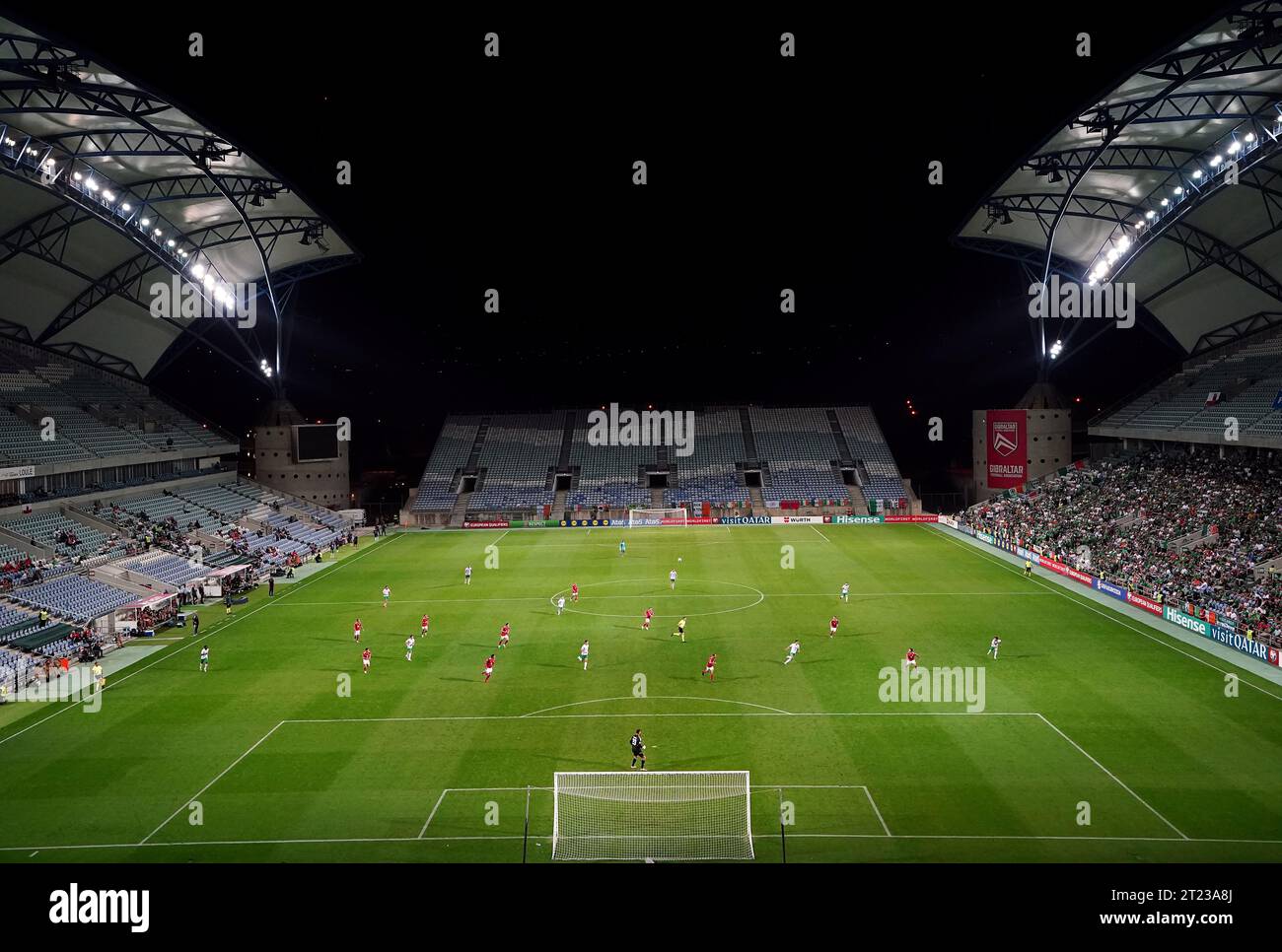 A general view of the action during the UEFA Euro 2024 Qualifying Group