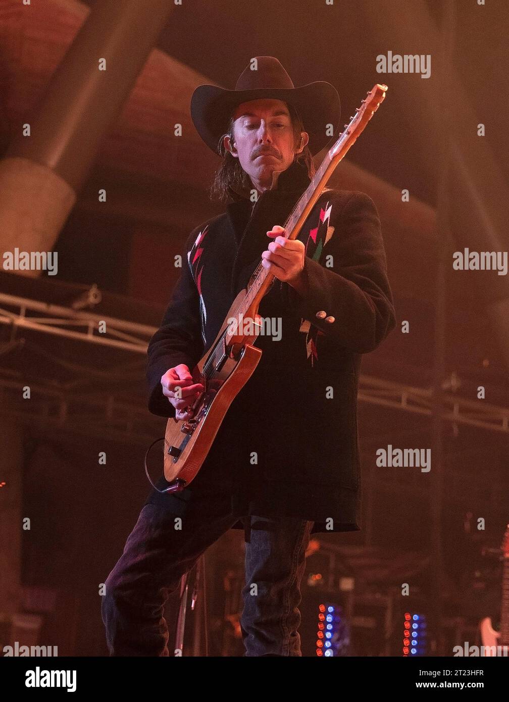 October 14, 2023, Morrison, Colorado, USA: JESS CARSON of MIDLAND performs to a sold out crowd tonight at Red Rocks Amphitheater in Morrison, CO. (Credit Image: © Hector Acevedo/ZUMA Press Wire) EDITORIAL USAGE ONLY! Not for Commercial USAGE! Stock Photo