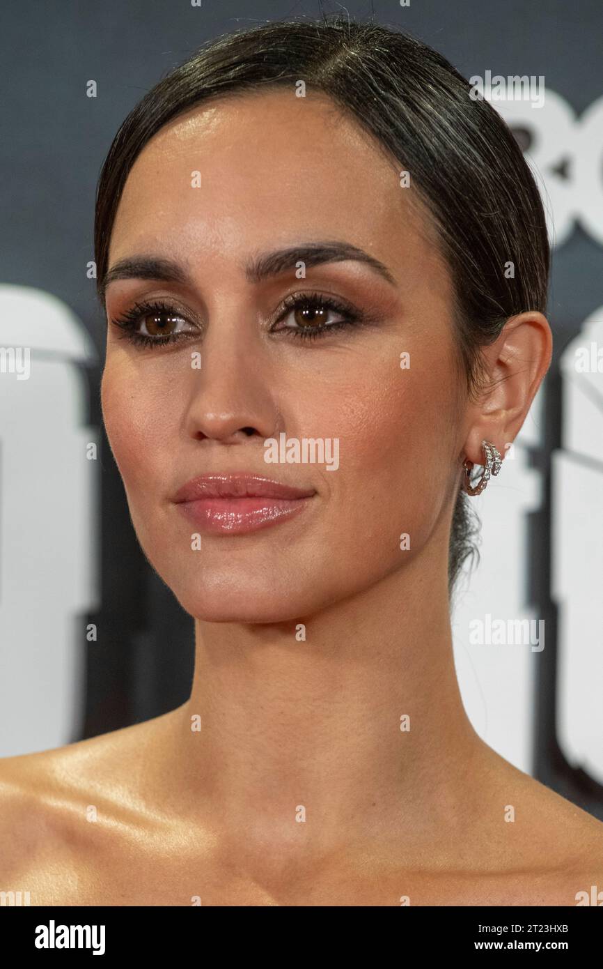 Megan Montaner during the premiere of the new installment of the series