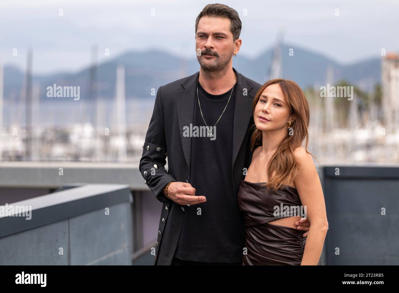 Cannes, France, October 16 2023, Turkish Stars Onur Tuna (actor) and