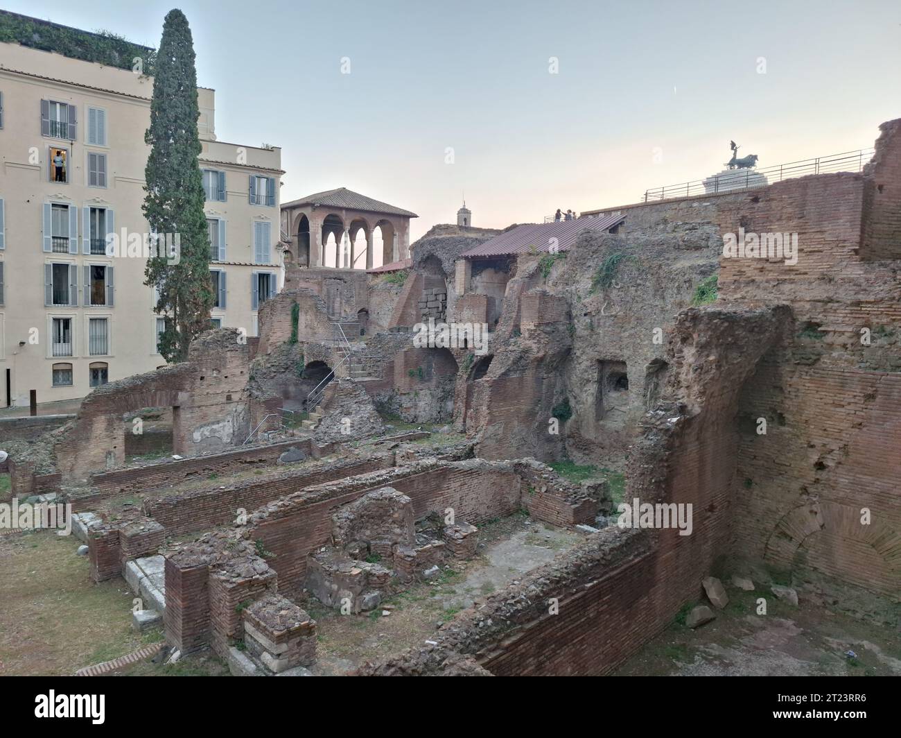 Trajan Forum in Rome, Italy Stock Photo