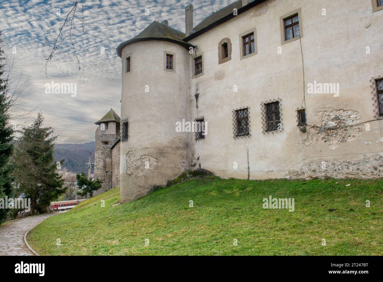 Zvolen Castle. A medieval castle located on a hill near the center of Zvolen. Slovakia. Stock Photo