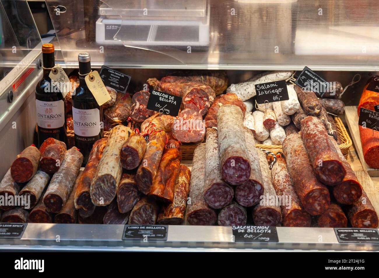 Central food market in Copenhagen, Denmark Stock Photo