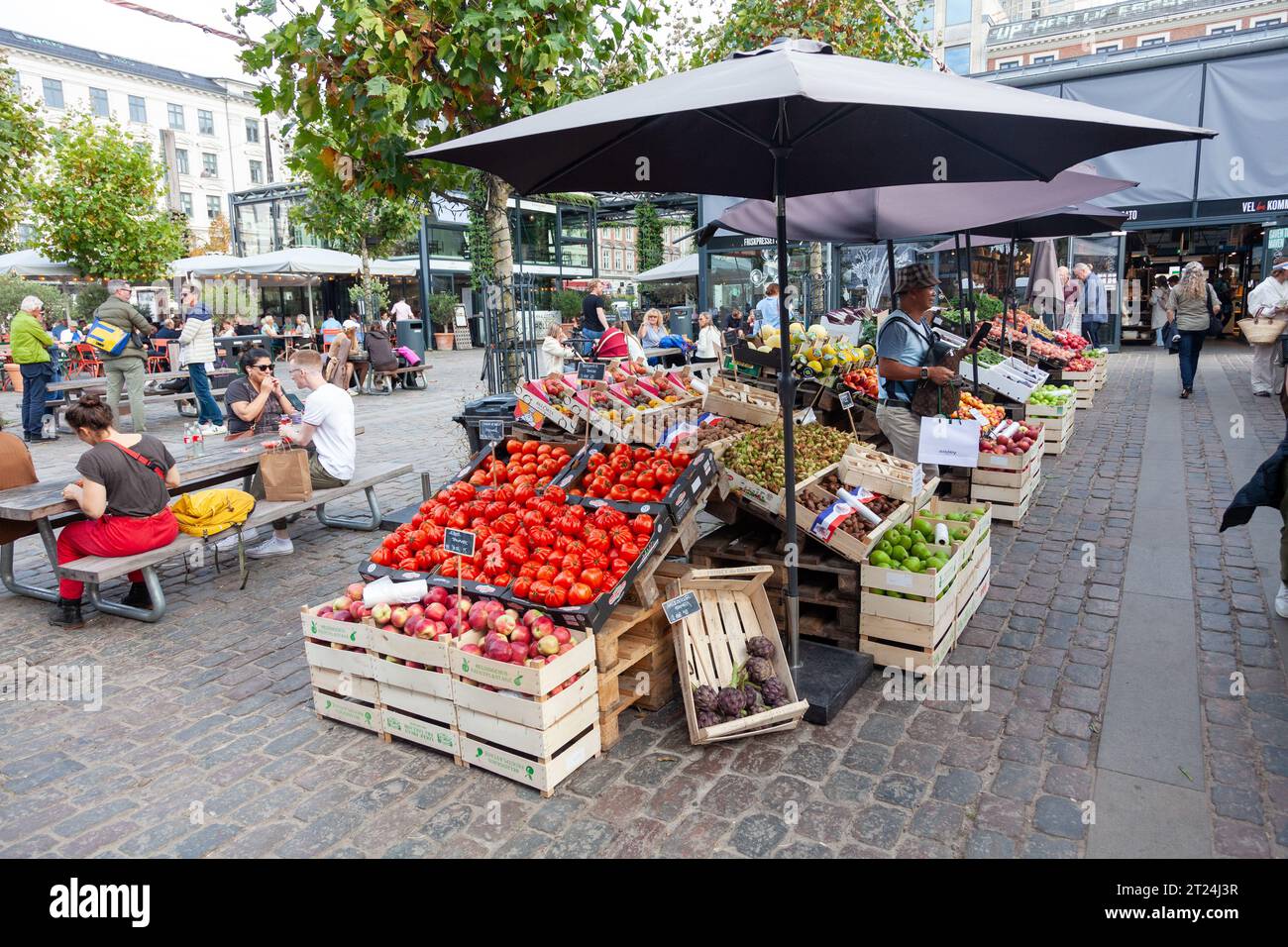Central food market in Copenhagen, Denmark Stock Photo Alamy