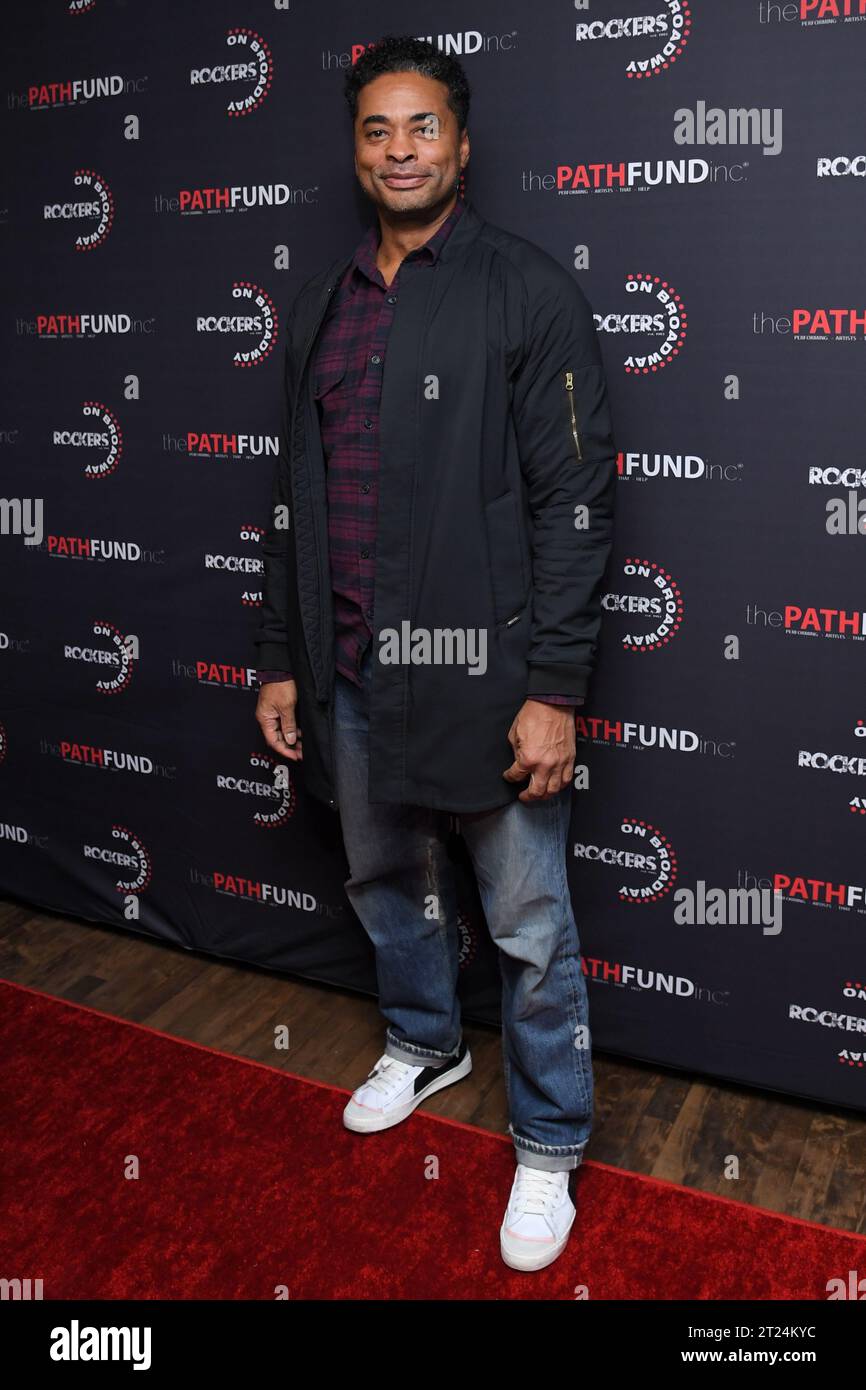 New York, USA. 16th Oct, 2023. Destan Owens attending the Rockers on Broadway 30th Anniversary at Sony Hall in New York, NY, October 16, 2023. (Photo by Efren Landaos/Sipa USA) Credit: Sipa USA/Alamy Live News Stock Photo