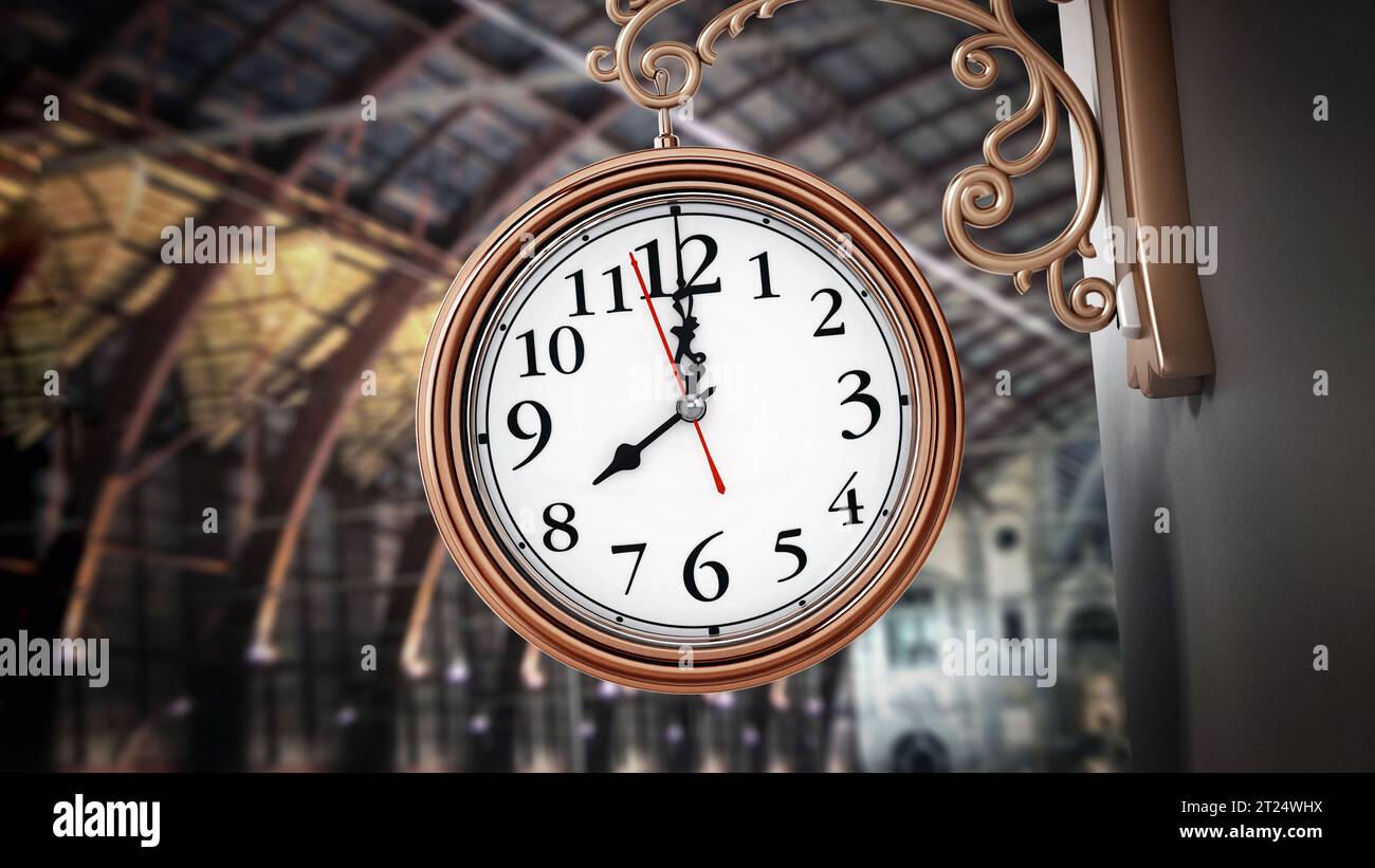 Model Train Fast Clock Old vintage clock train hi-res stock photography and images - Alamy