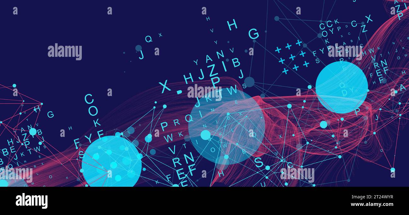 Abstract flowing wave lines. Design element for technology, science, modern concept. Stock Vector