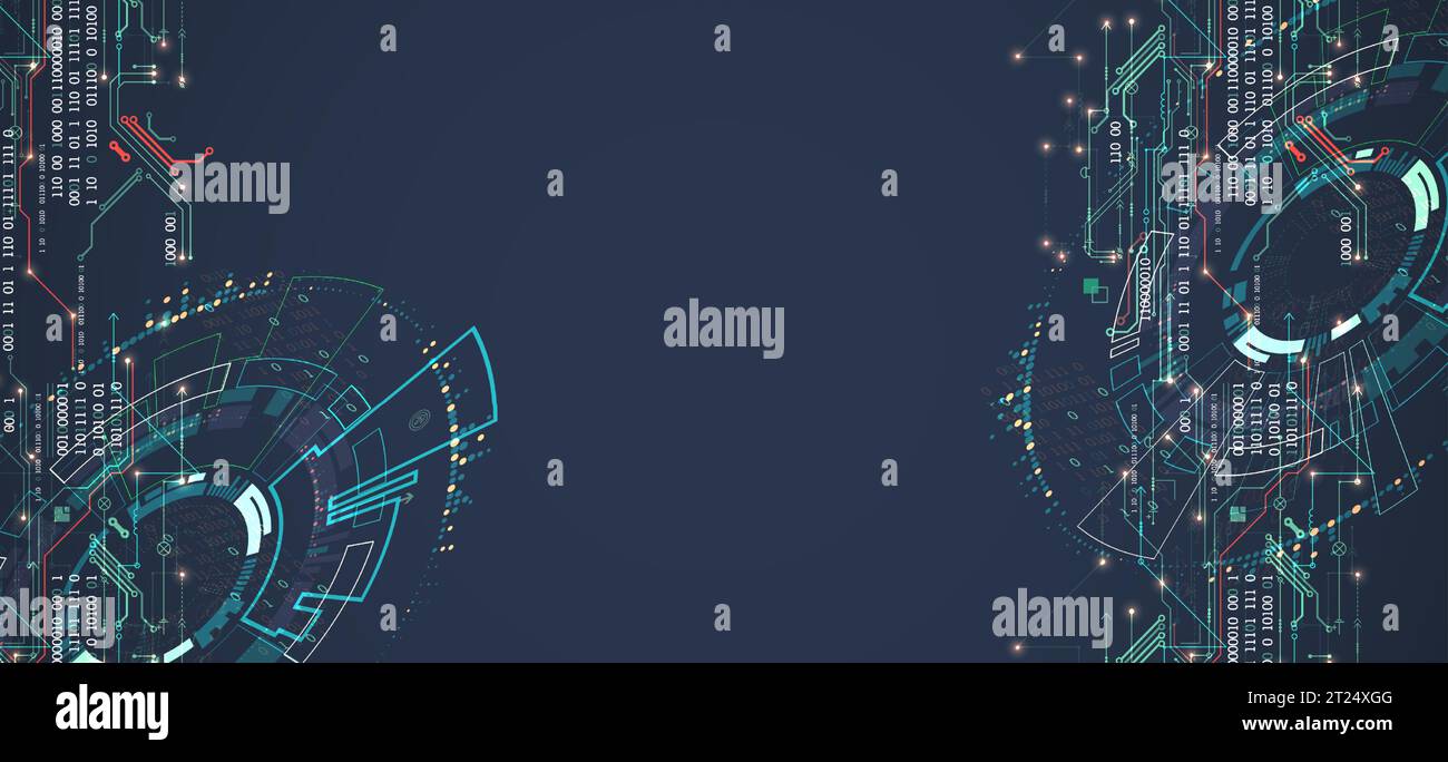 Abstract background on technological and scientific topics. Various ...