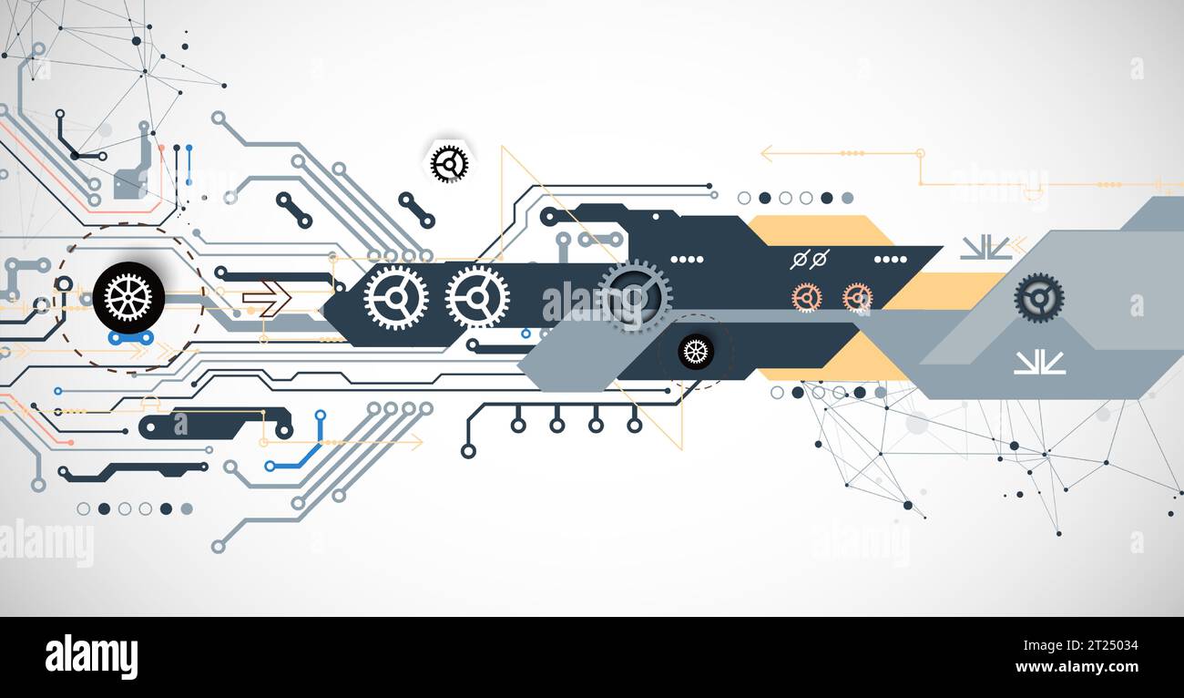 Abstract technology circuit board. Communication concept.. Vector Stock ...