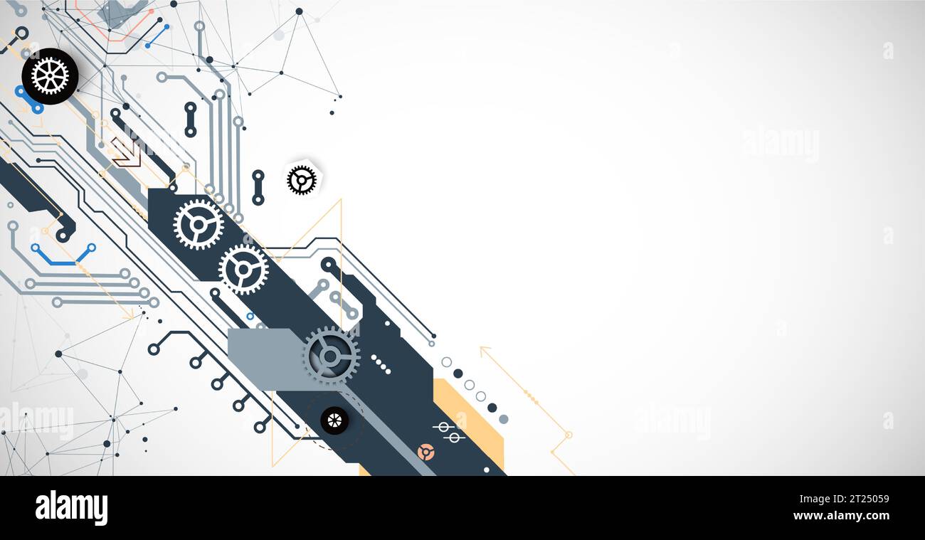 Abstract technology circuit board. Communication concept.. Vector Stock ...