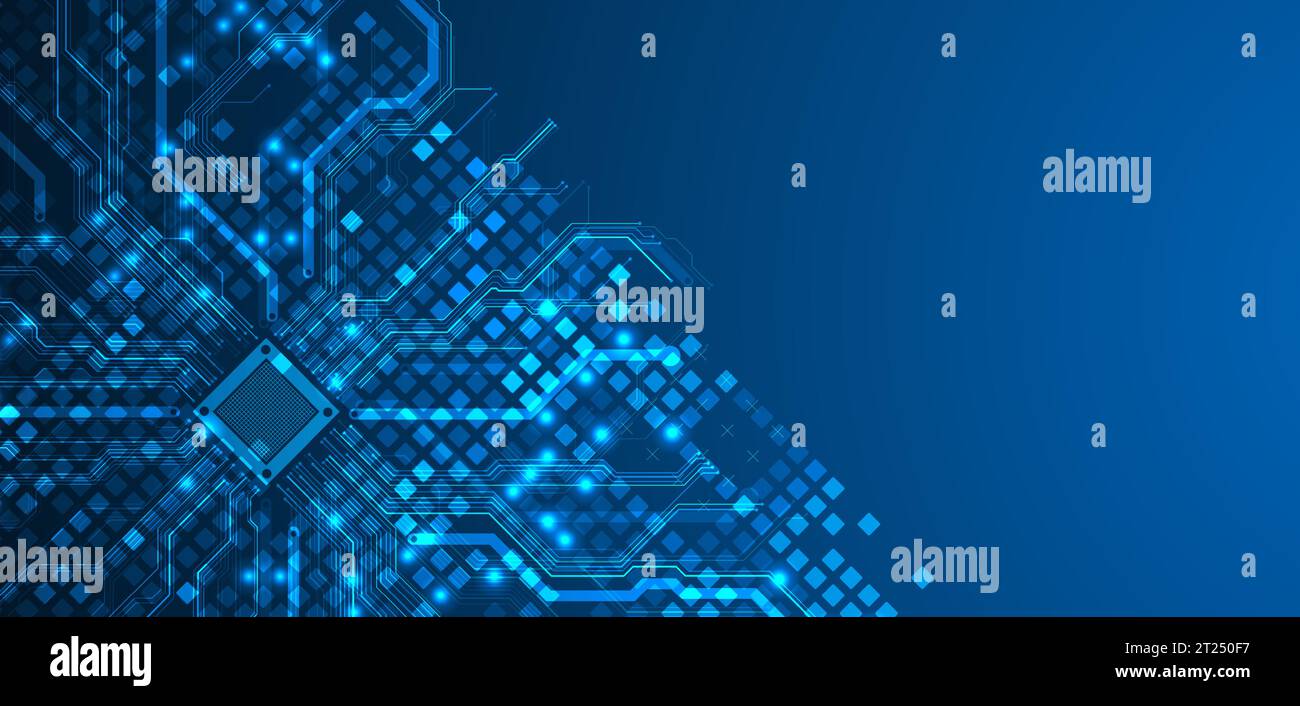 Abstract background on technological and scientific topics. Vector Stock Vector