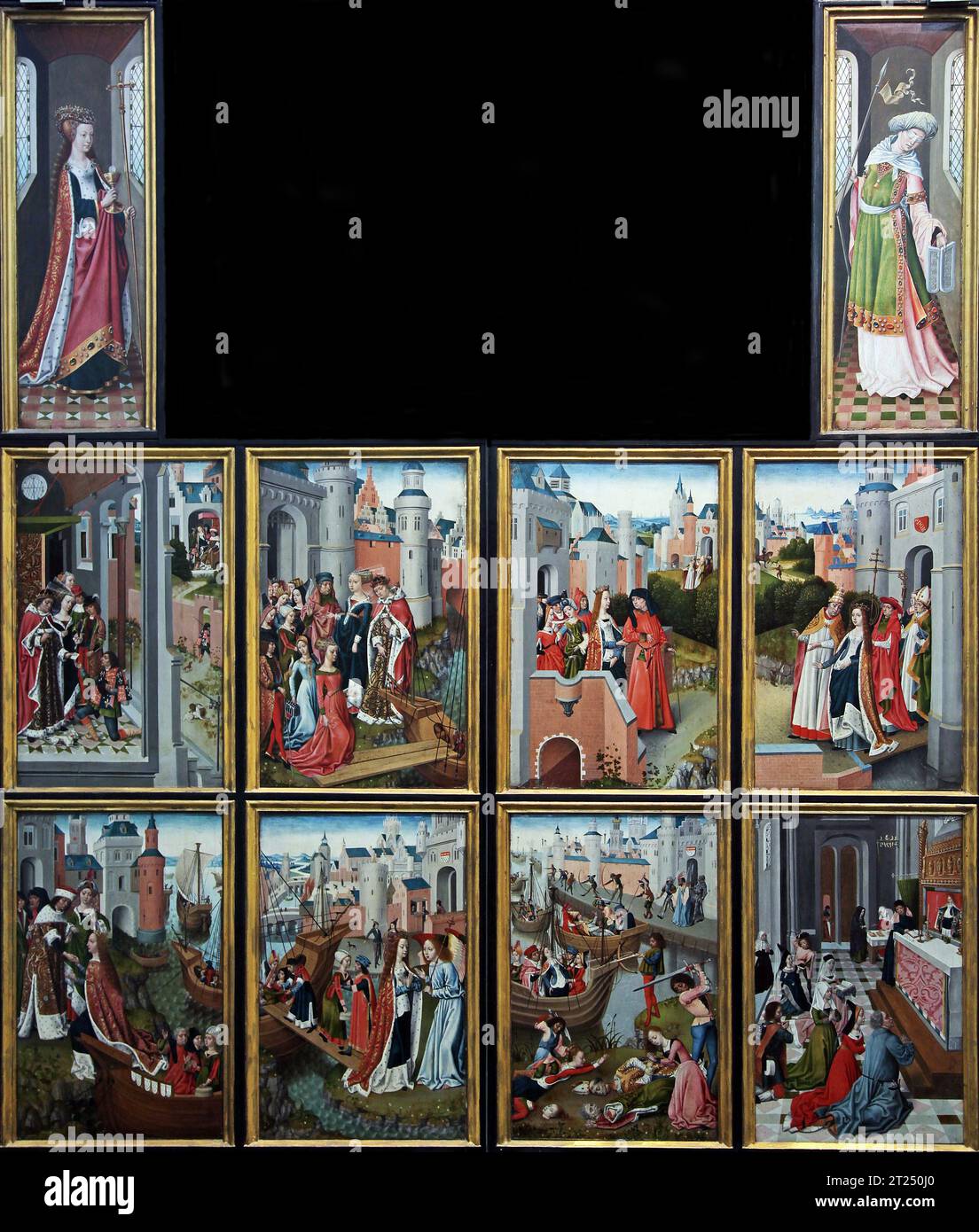 Polyptych of The Legend Of Saint Ursula (c. 1482) by The Master of the
