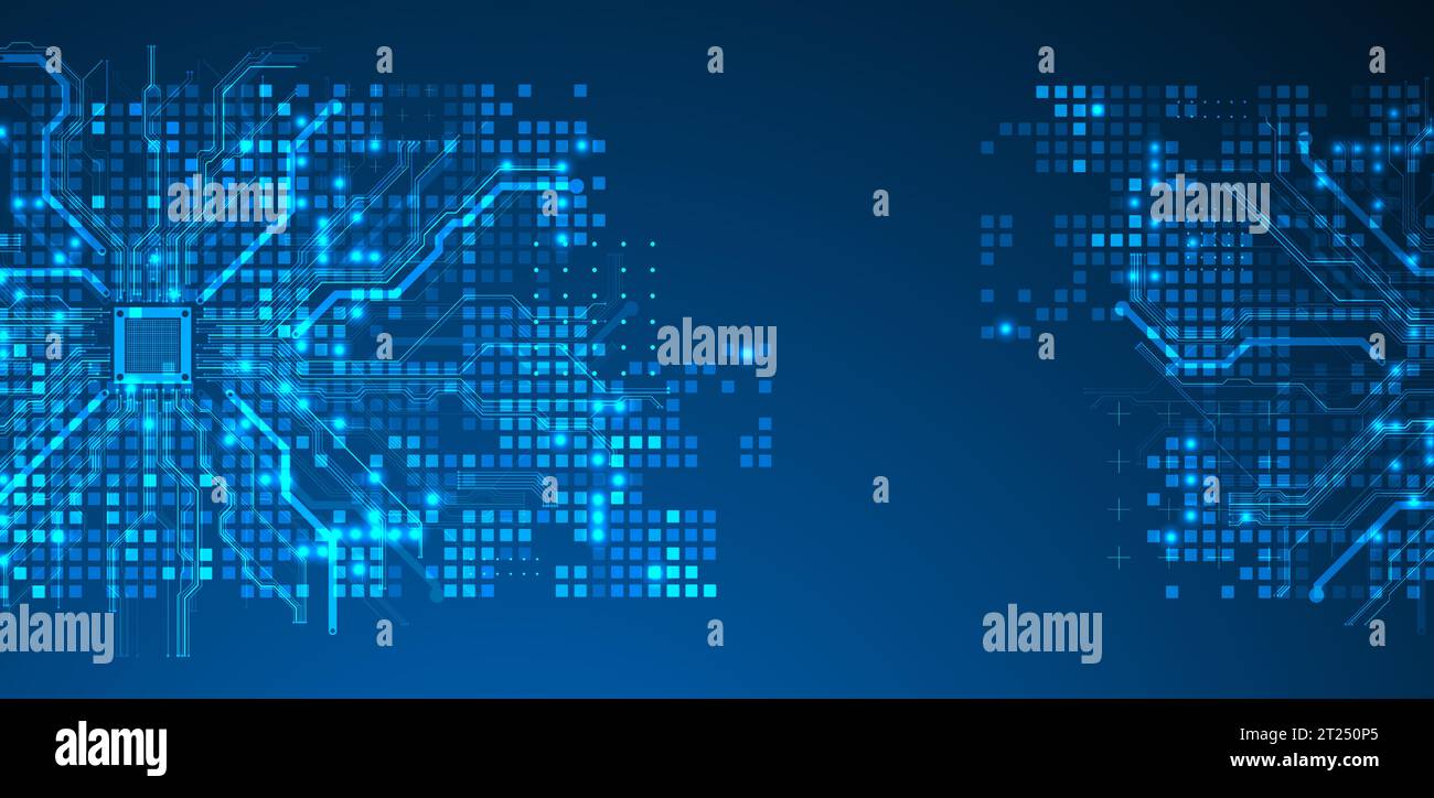 Abstract background on technological and scientific topics. Vector Stock Vector