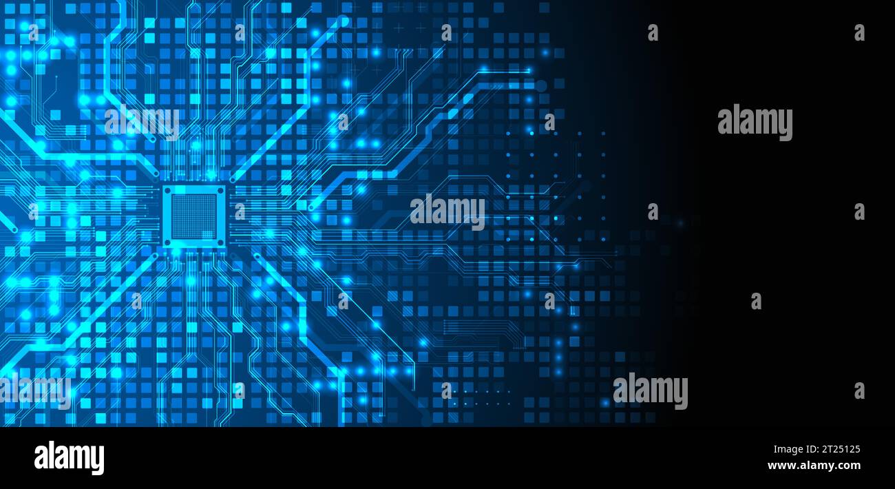 Abstract background on technological and scientific topics. Vector Stock Vector