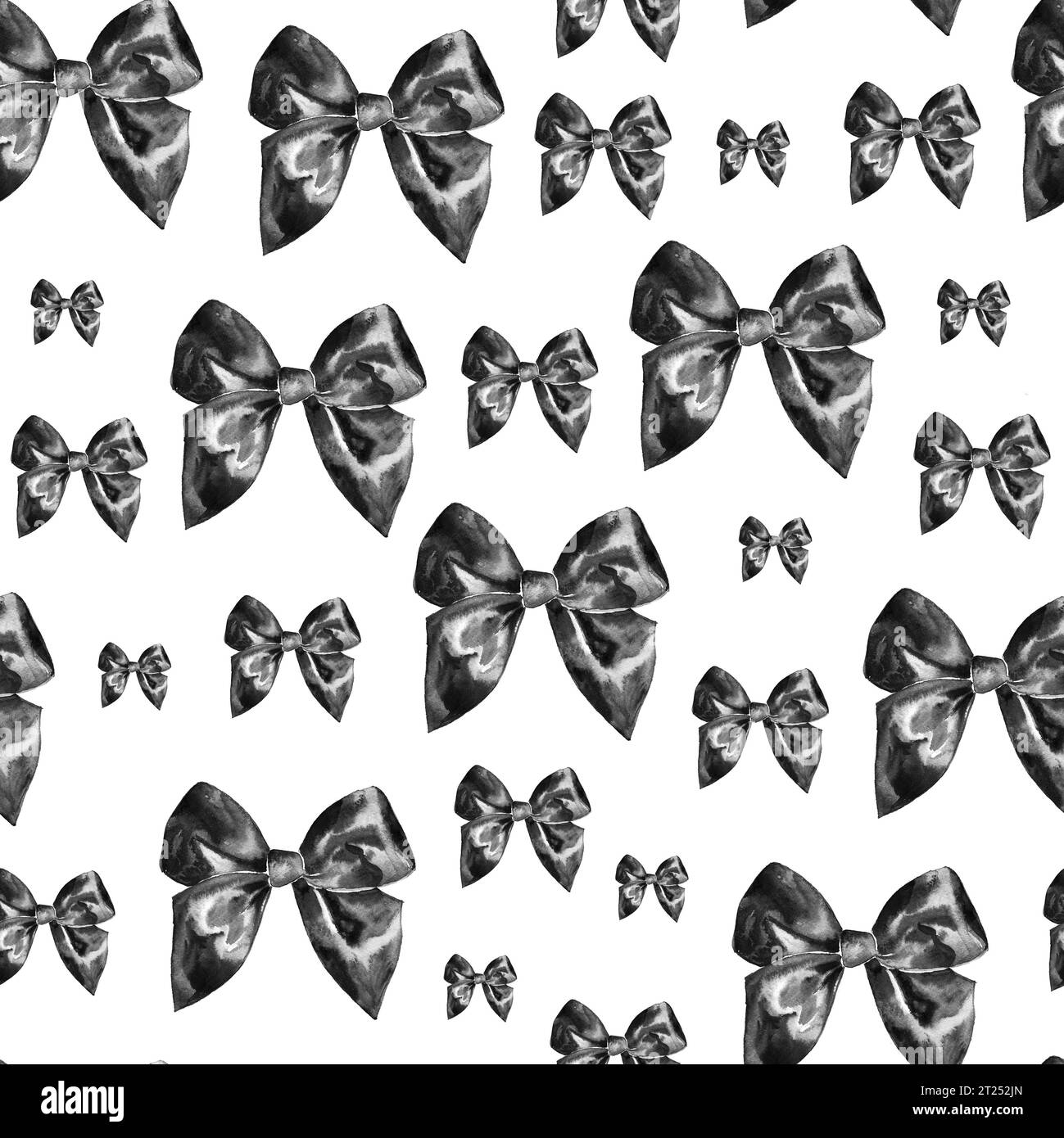 Cute ribbon bow Black and White Stock Photos & Images - Alamy