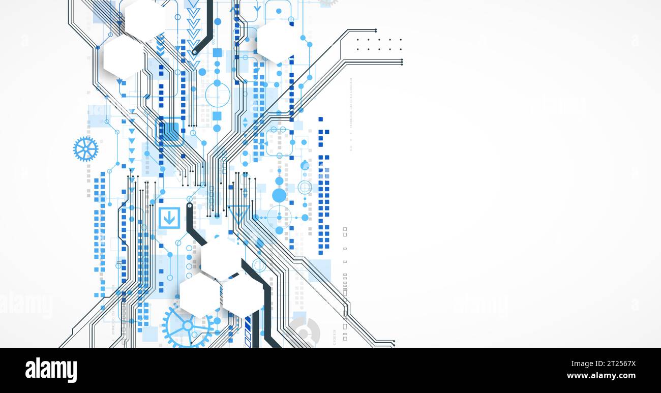 Abstract technological background letters hi-res stock photography and ...