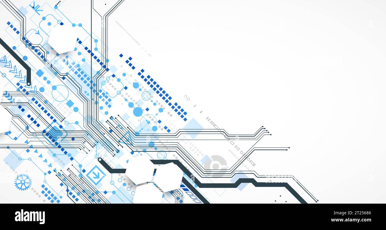 Abstract background on technological and scientific topics. CPU concept ...