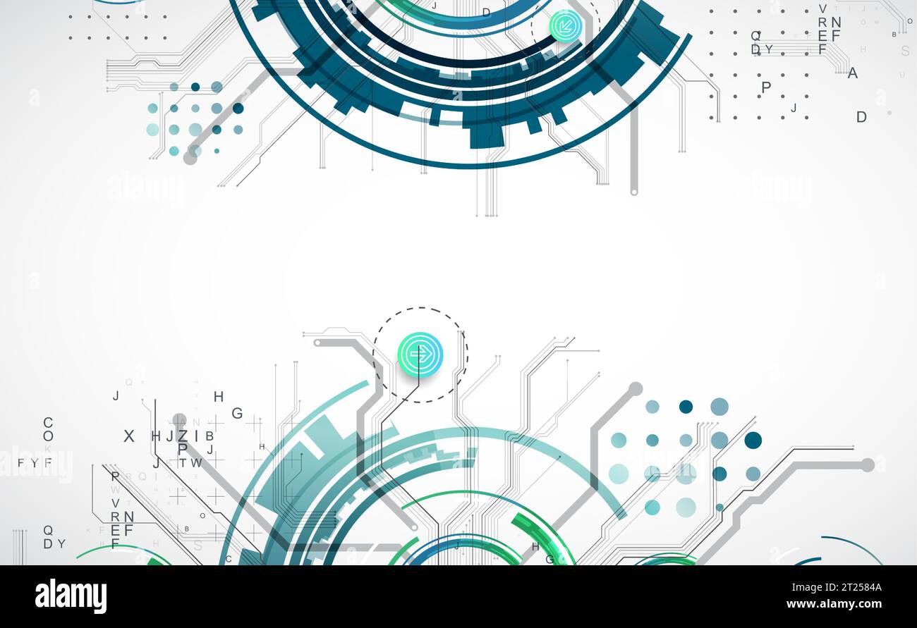 Technological background blue computer motherboard hi-res stock ...