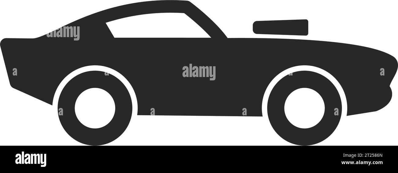 Sports car side view Black and White Stock Photos & Images - Alamy