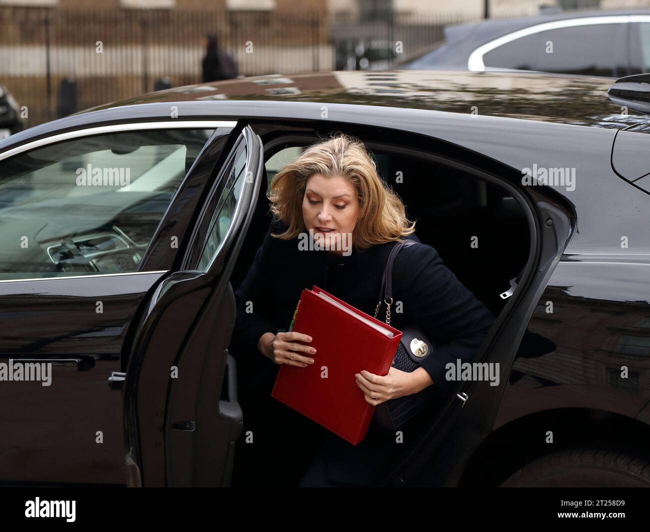 London, United Kingdom. 17th Oct, 2023. Penny Mordaunt, Leader of the House of Commons arrives at the Cabinet Office for the Cabinet Meeting. Credit: Uwe Deffner/Alamy Live News Stock Photo