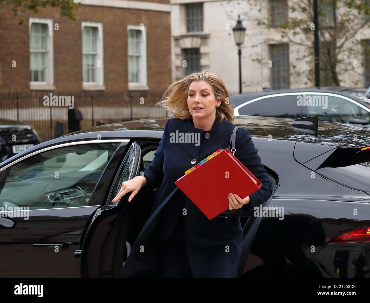 London, United Kingdom. 17th Oct, 2023. Penny Mordaunt, Leader of the House of Commons arrives at the Cabinet Office for the Cabinet Meeting. Credit: Uwe Deffner/Alamy Live News Stock Photo
