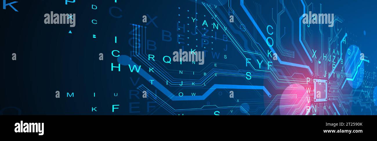 CPU concept. Circuit board. Technology background Stock Vector Image ...